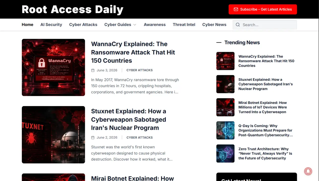 Preview of Root Access Daily